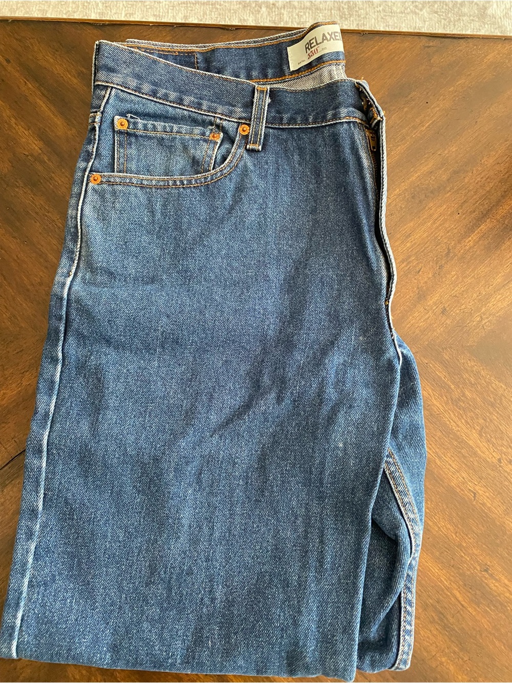 Levi's Relaxed-Fit Men's Jeans - Dark Blue Denim